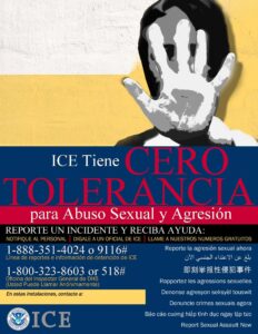 Zero Tolerance for Sexual Assault - Spanish